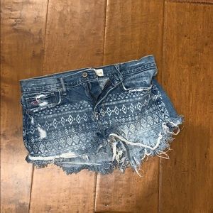 High waisted hollister shorts